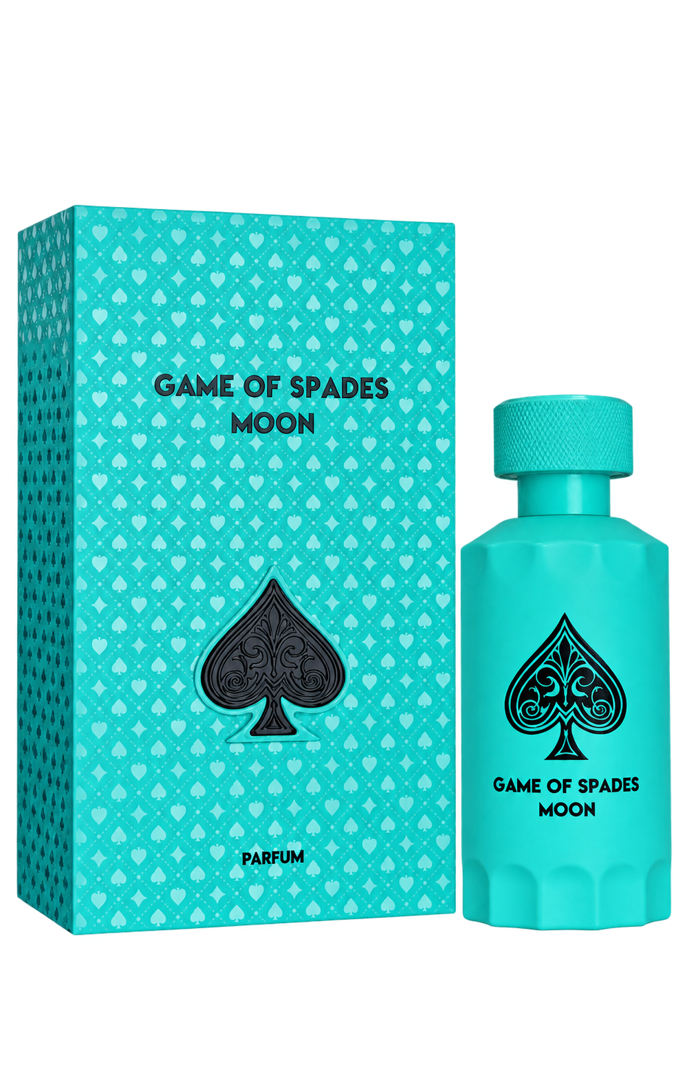 Jo Milano Game of Spades Moon Parfum bottle with box