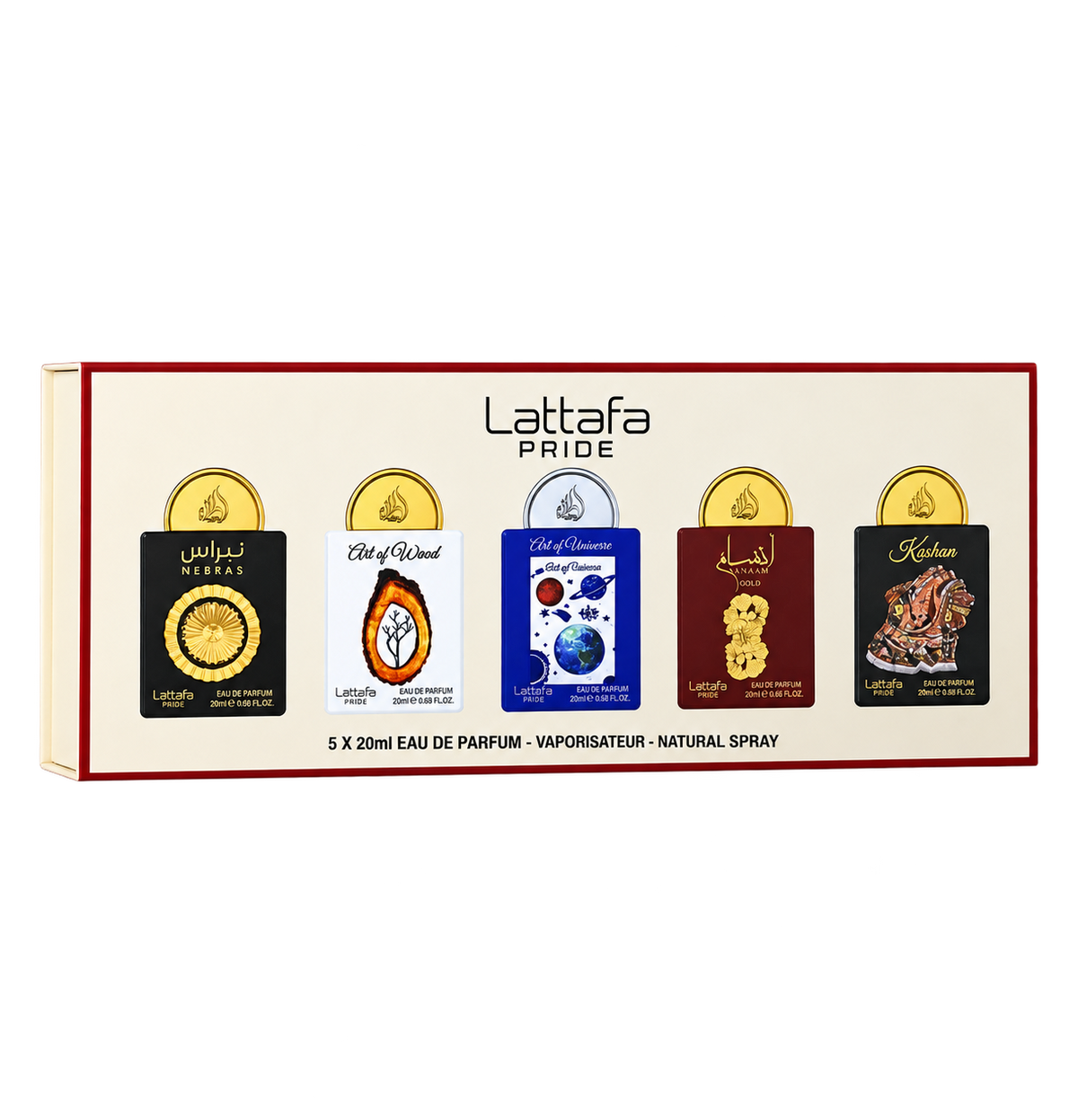 Lattafa Pride Set 5x20ml Eau de Parfum gift box